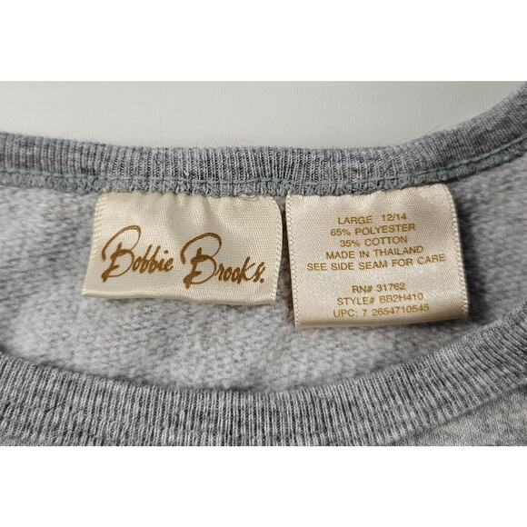 Vintage Bobbie Brooks cat Christmas applique ugly sweater holiday kittens L + - Picture 4 of 8